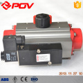 2/5 way aluminum alloy 24v double acting solenoid valve